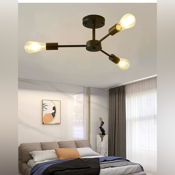 Other | 3light Mid Century Modern Sputnik Chandeliers Fixture Ceiling ...